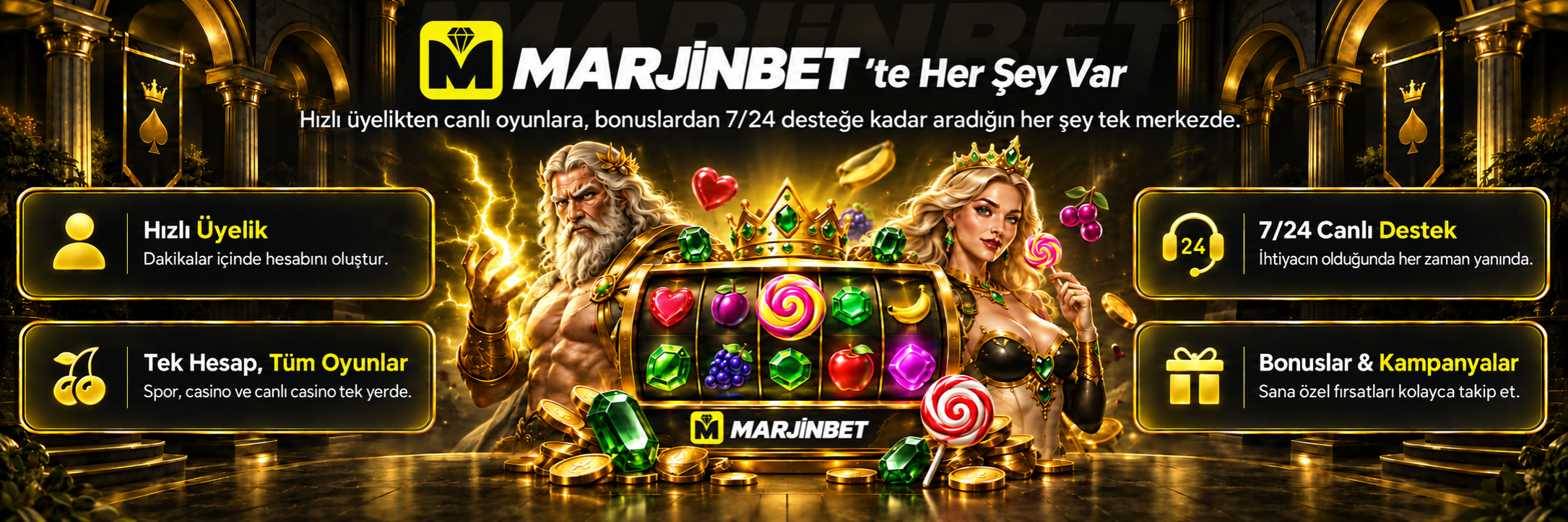 Marjinbet'de Her Şey Var